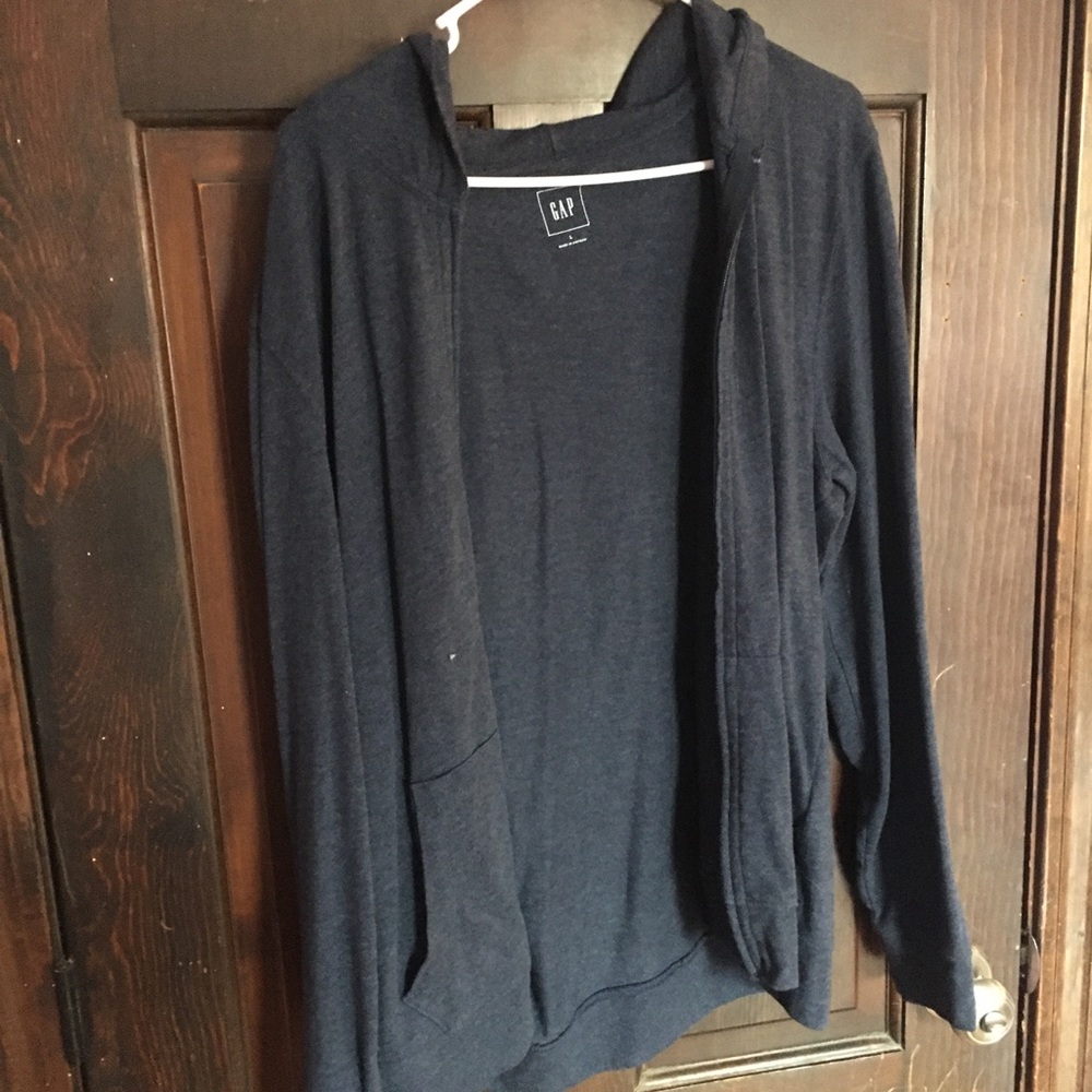 Navy Blue Zip up Hoodie